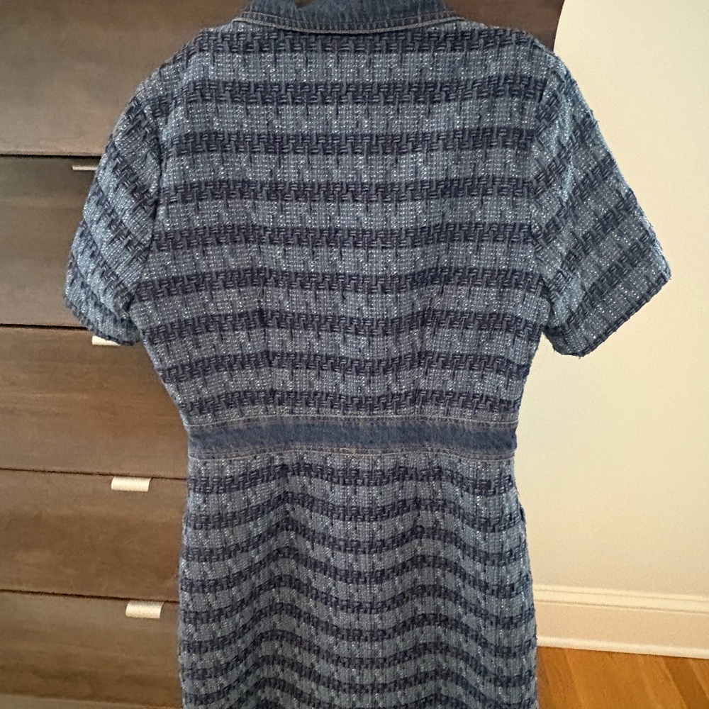 Jason Wu Tweed denim dress size medium - Picture 3 of 3